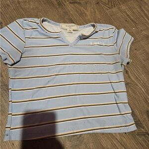 No Comment Kids Light Blue Striped Tee